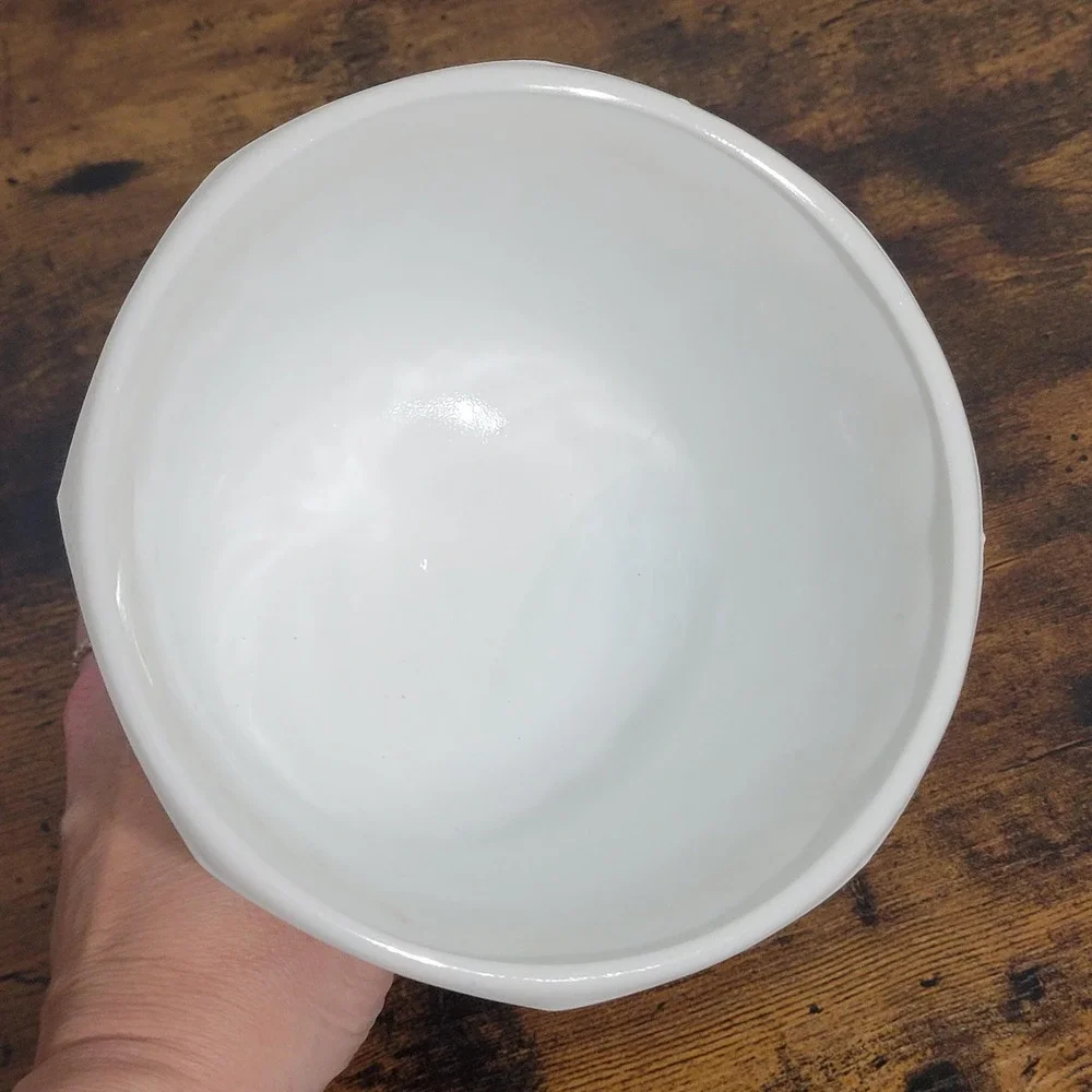 Vintage Milk Glass Large Grape Vine Colony Harvest Goblet Footed‎ Compote Bowl